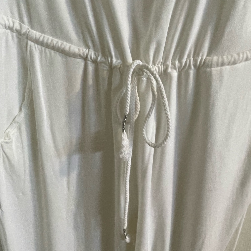 bobi White Strapless Jumpsuit - Picture 5 of 6